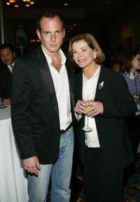 Jessica Walter and Will Arnett at the FOX 2004 Winter Press Tour.