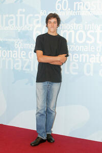 Pierre Boulanger at the photocall of "Monsieur Ibrahim et les fleurs du Coran" during the 60th Venice Film Festival in Italy.