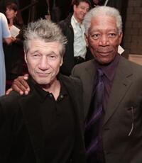 Fred Ward and Morgan Freeman at the premiere of "Feast of Love."