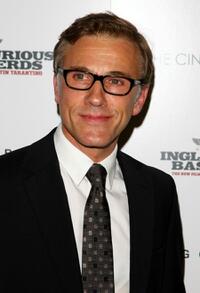 Christoph Waltz at the Cinema Society and Hugo Boss screening of "Inglourious Basterds."