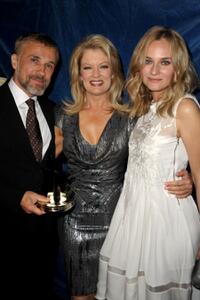 Christoph Waltz, Mary Hart and Diane Kruger at the 13th Annual Hollywood Awards Gala ceremony.