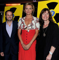 Jeff Skoll, Lucy Walker and Diane Weyermann at the premiere of "Countdown To Zero."