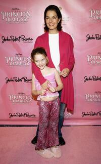 Sela Ward and her daughter Anabella Sherman at the Princess Diaries 2: Royal Enagement DVD Pajama Party.