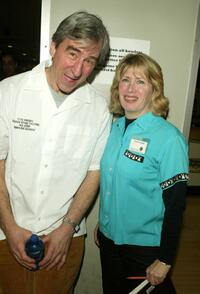 Sam Waterston and Carol Rothman at the 17th Annual Second Stage All-Star Bowling Classic.