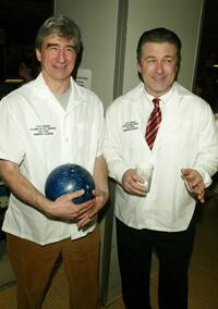 Sam Waterston and Alec Baldwin at the 17th Annual Second Stage All-Star Bowling Classic.