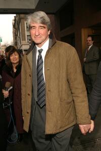Sam Waterston at the funeral for Jerry Orbach at Riverside Chapel.