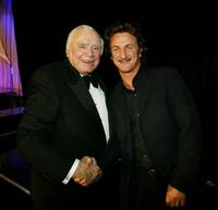 Ernest Borgnine and Sean Penn at the World May Hear Awards Gala.