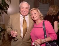 Ernest Borgnine and Carol Lynley at a reception hosted by BAFTA/LA honoring producer/director Ronald Neame on his 90th birthday.
