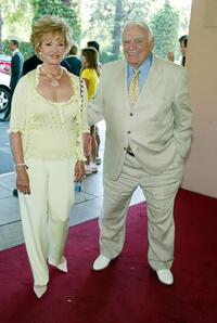 Ernest Borgnine and wife Tova at the annual Hollywood Foreign Press Association installation luncheon.
