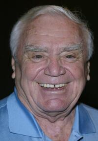 Ernest Borgnine at the California screening of "Trail to Hope Rose".