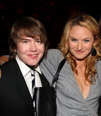 Richard Wilson and Katie Wall at the after party of the California premiere of "Introducing The Dwights."