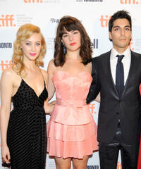 Sarah Gadon, Katie Boland and Keon Mohajeri at the TIFF Rising Stars party during the 2011 Toronto International Film Festival.