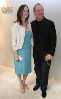 Lesley Ann Warren and Michael Kors at the fashion show at Nieman Marcus.