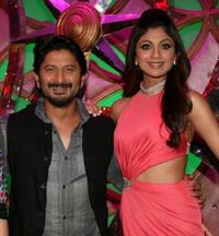 Arshad Warsi and Shilpa Shetty at the Indian reality television dance show "Zara Nachke Dikha."