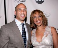 Cory Booker and Gayle King at the screening of "Oprah Winfrey's Legends Ball."