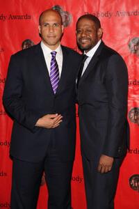 Cory Booker and Forest Whitaker at the 69th Annual Peabody Awards.