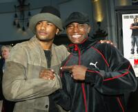 Damien Wayans and Taye Diggs at the premiere of "Malibu's Most Wanted."