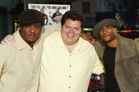 Blair Underwood, Director John Whitesell and Damien Wayans at the premiere of "Malibu's Most Wanted."