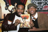 Shawn Wayans and Marlon Wayans at the promotion of "Super Bad James Dynomite."