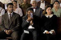 Denzel Washington, Denzel Whitaker and Jurnee Smollett in "The Great Debaters."