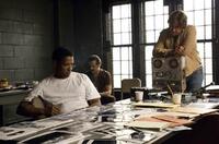 Denzel Washington and Russell Crowe in "American Gangster."