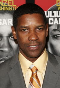Denzel Washington at the after party for the play opening of 'Julius Caesar' in New York City.  