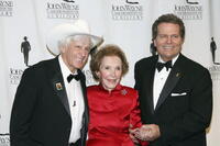 Dean Smith, Nancy Reagan and Patrick Wayne at the John Wayne Cancer Institute Auxiliary's 21st Annual Odyssey Ball.