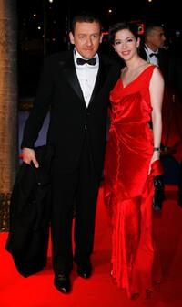 Dany Boon and his wife Yael at the 32nd Cesars French Film Awards Ceremony.