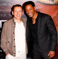 Dany Boon and Will Smith at the premiere of "Hancock."