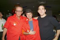 Peter Weller, Fisher Stevens and Matt Dillon at the 18th Annual Second Stage All-Star Bowling Classic.