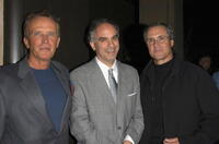 Peter Weller, Producer Tom Russo and Rick Berman at the "Star Trek: Enterprise" Finale Party.