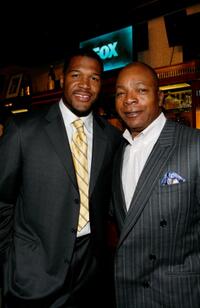 Michael Straham and Carl Weathers at the Fox's Upfront presentation.