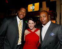 Michael Straham, Joely Fisher and Carl Weathers at the Fox's Upfront presentation.