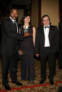 Carl Weathers, Arunas Matelis and wife at the 59th annual Directors Guild Of America Awards.