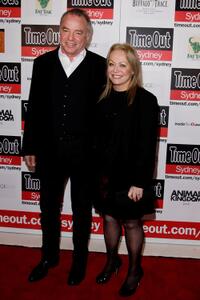 Sean Taylor and Jacki Weaver at the premiere of "Animal Kingdom."