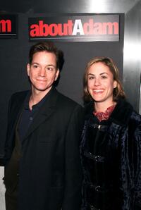 Frank Whaley and Heather Bucha at the special screening of "About Adam."