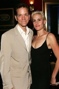 Frank Whaley and Guest at the world premiere of "World Trade Center."