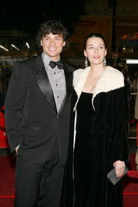 Tom Welling and Guest at the premiere of "Ocean's Twelve."