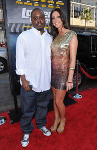 Jason Weaver and Guest at the California premiere of "Lottery Ticket."