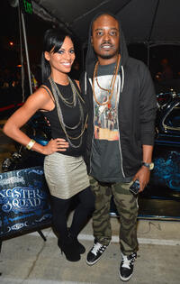 Candace Smith and Jason Weaver at the VIP screening and after party of "Gangster Squad."