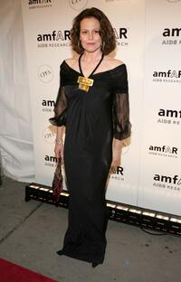 Sigourney Weaver at the AmFAR Gala honoring John Demsey and Whoopi Goldberg.