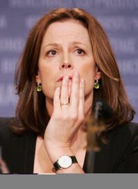 Sigourney Weaver at the 56th Berlin International Film Festival for the press conference for "Snow Cake".