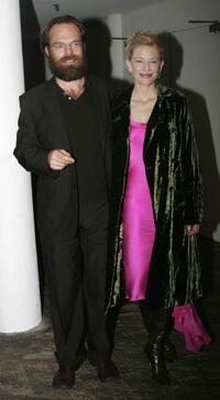 Hugo Weaving and Cate Blanchett at the opening night party for "Hedda Gabler."