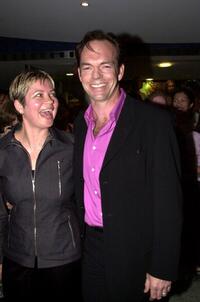 Hugo and Katrina Weaving at the premiere of the "lord of the rings."