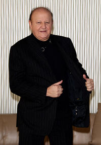 Massimo Boldi at the photocall of "A Natale Mi Sposo" in Italy.