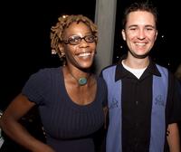 Debra Wilson and Wil Wheaton at the premiere of "Jane White Is Sick and Twisted."
