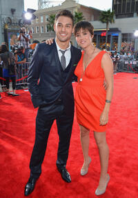 Ryan Guzman and Megan Boone at the California premiere of "Step Up Revolution."