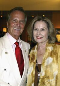 Pat Boone and Diane Baker at the Academy of Motion Picture Arts and Sciences centennial tribute to Oscar winning director George Stevens.