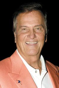 Pat Boone at the press conference announcing detail plans for the Motion Picture Hall Of Fame.