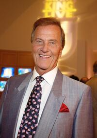 Pat Boone at the 70th birthday party for television talk show host Larry King.